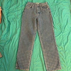 pacsun ripped dad jeans (size 26)